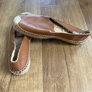 Saludos espadrille leather shoes size 7